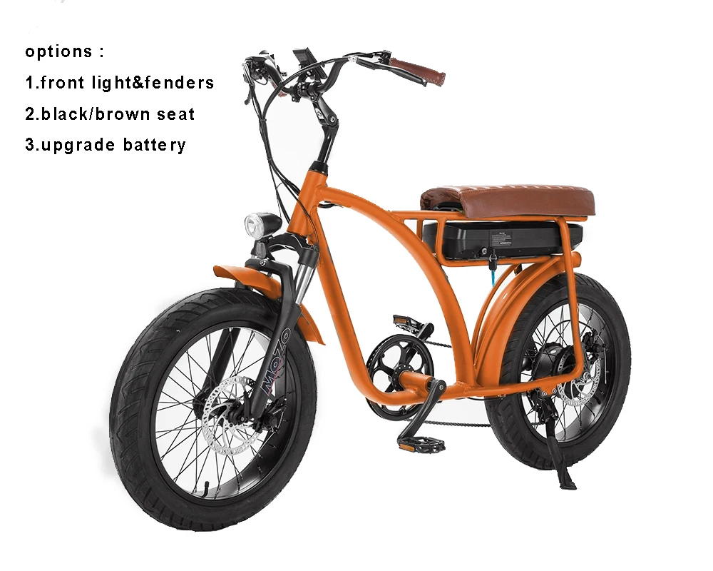  Велосипед чоппер Пляжный круизер полный подвесной зеленый велосипед толстые шины электрический