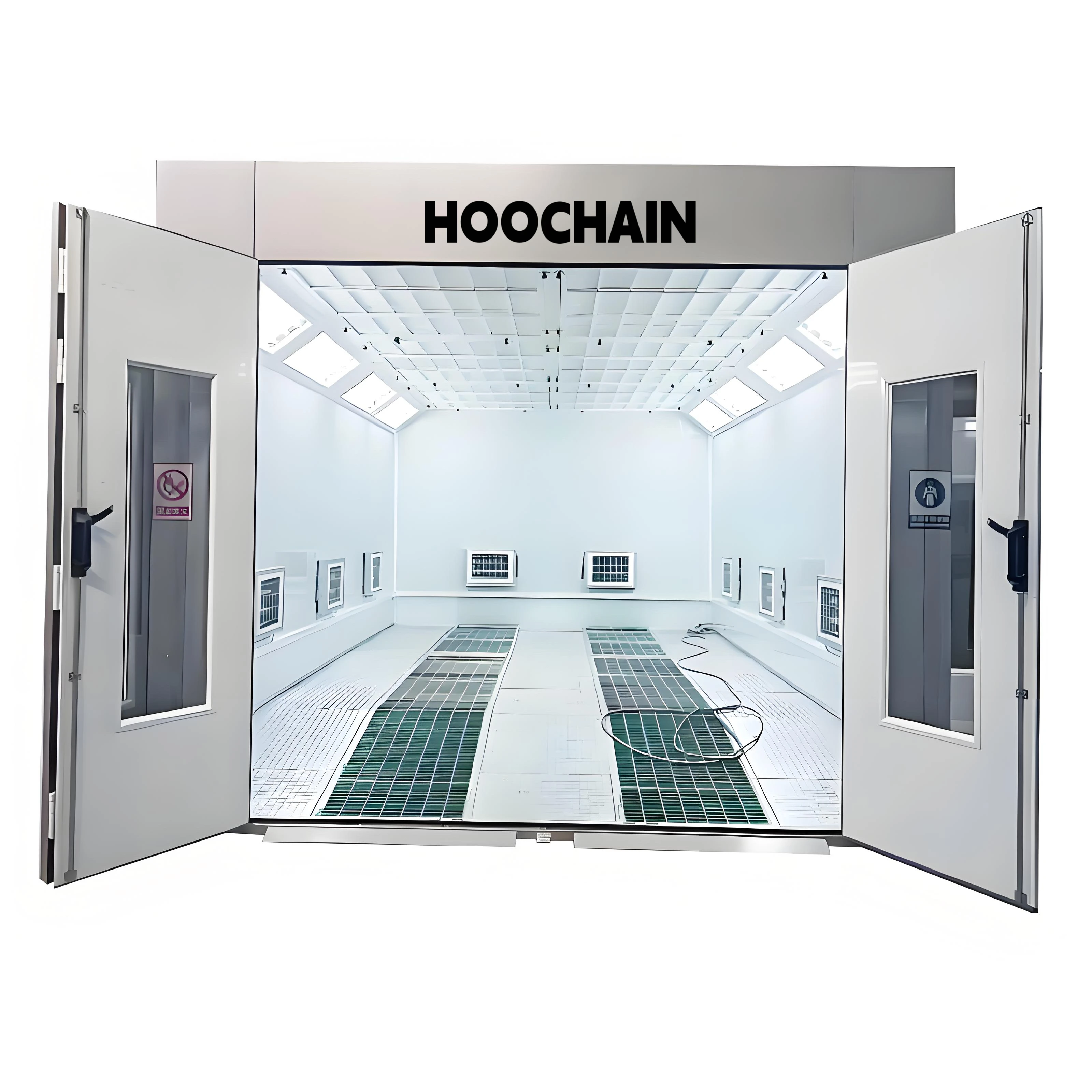 24kw Infrared heating Car paint room 7m*5.1m*3.3m  Electric/ Diesel heating Car paint booth Spray Booth for car paint