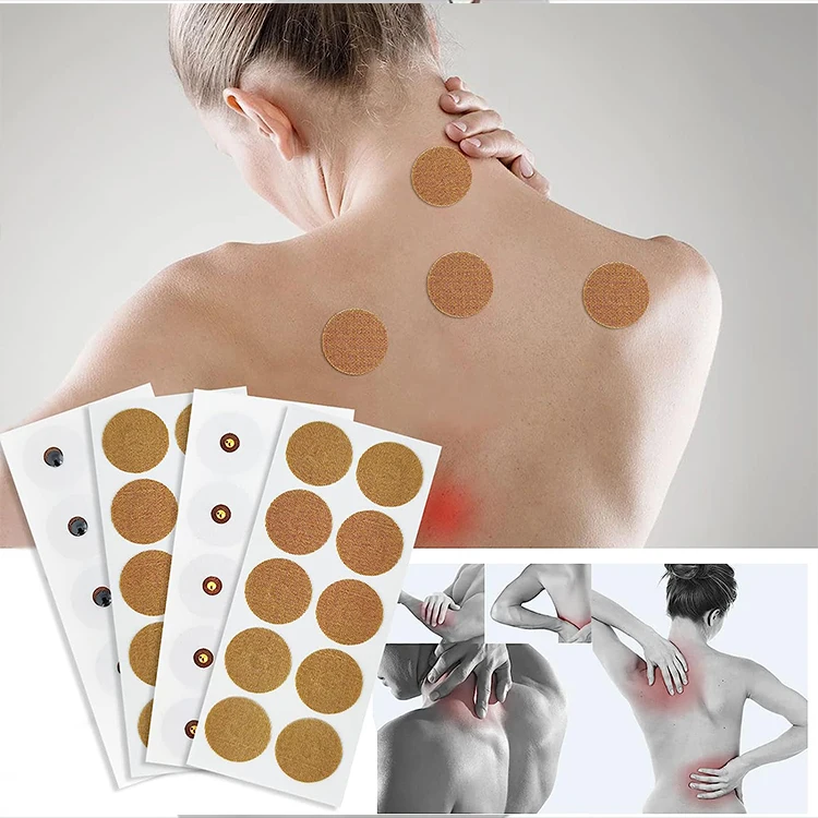 2800 Gauss magnetic acupressure patches magnetic therapy pain gold acupuncture ear seeds Multi-Function ear seeds gold
