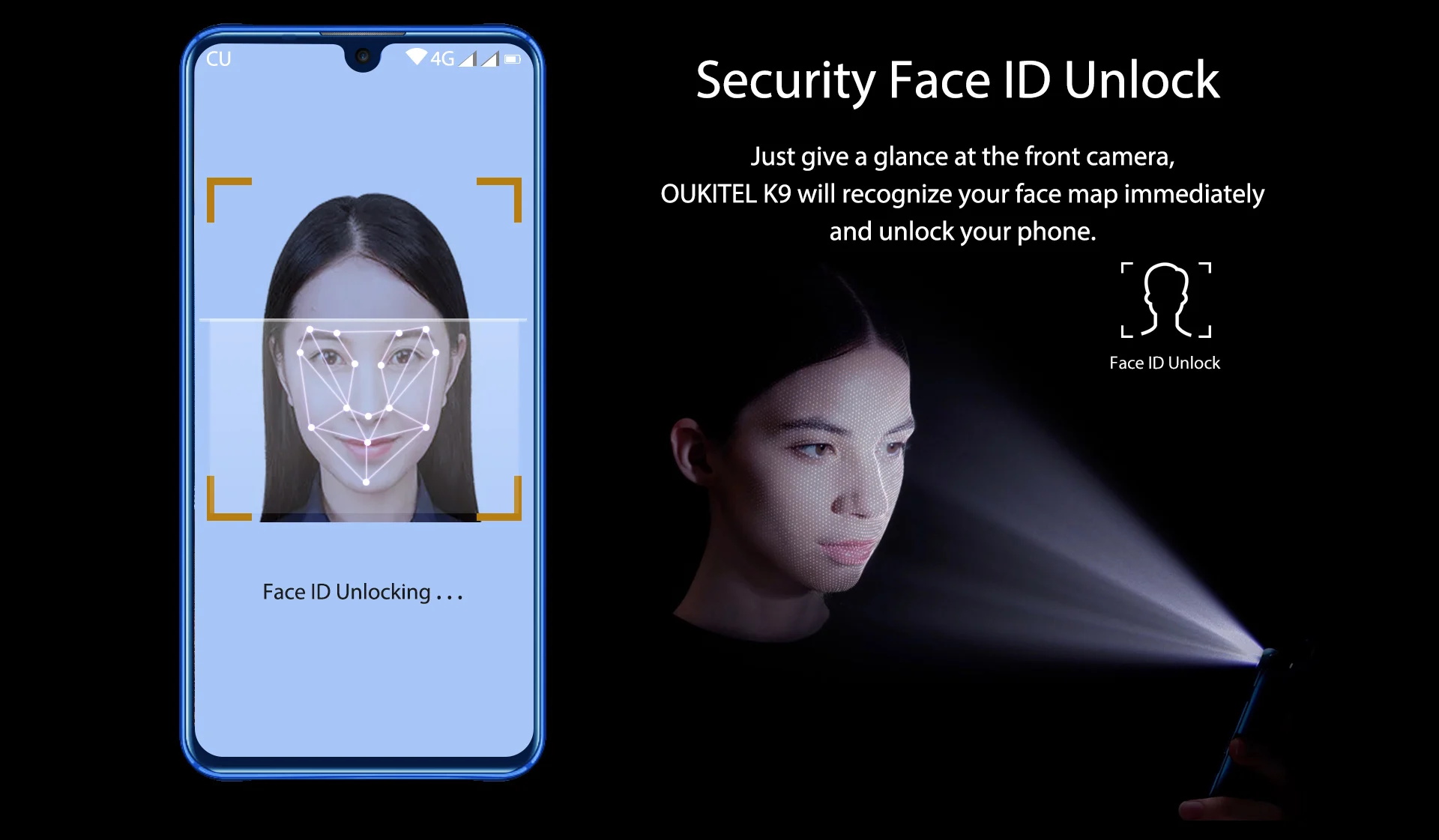 
Drop Ship Biggest Full Screen 7.12inch Android Mobile Phone Smart Unlock 4G Dual SIM OUKITEL K9 RAM4GB ROM64GB 6000MAH 