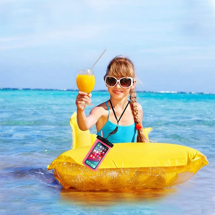 Wholesale Universal Waterproof Bag Pouch Touch ID Fingerprint Supported Mobile Phone Waterproof bag