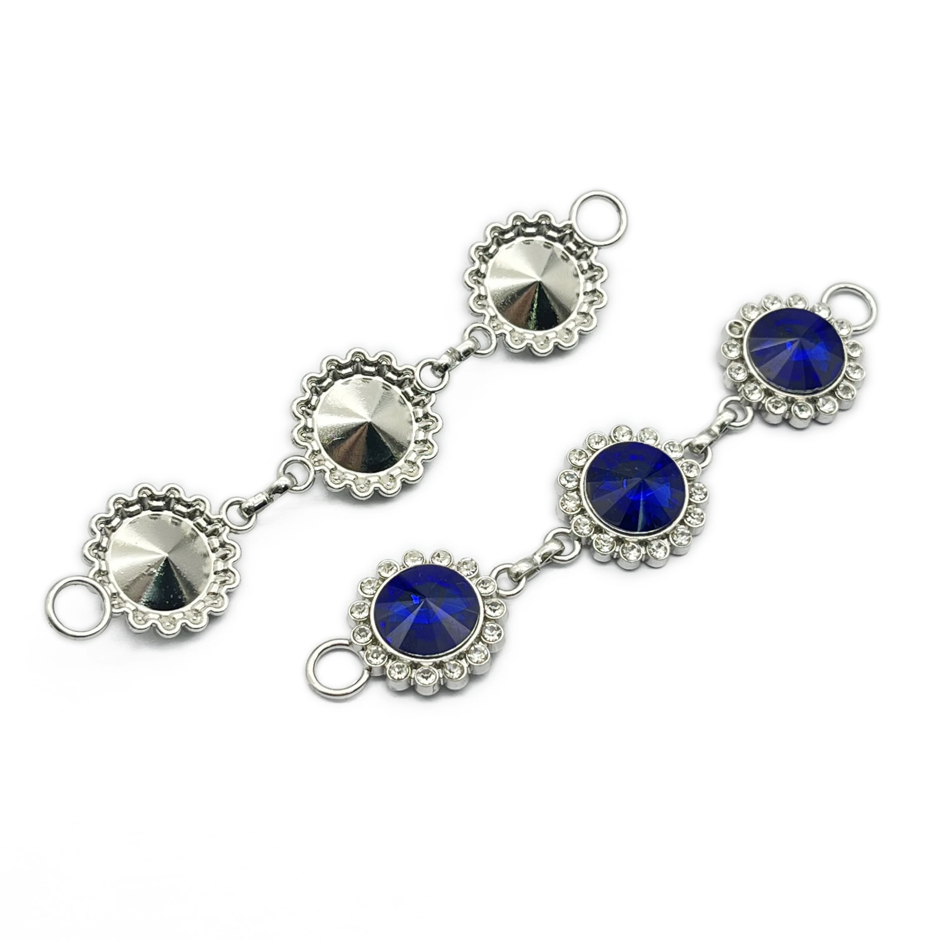 Eco-friendly material alloy chain women Rhinestone Shoe Chain Shoes Buckle for Sandals Flats Shoe Accessories