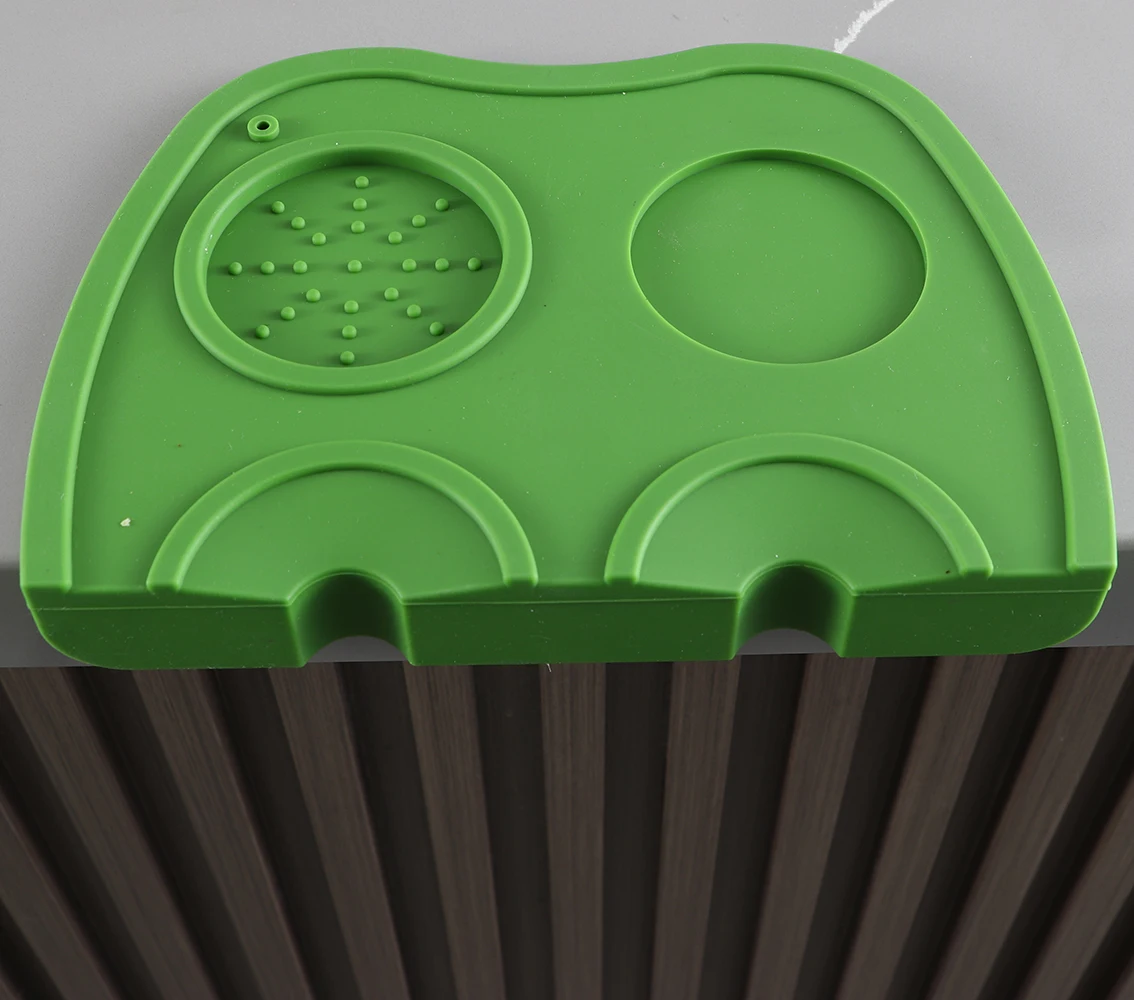 Новый кофейный инструмент цветной коврик силиконовый для держателя кофейного инструмента 21 см