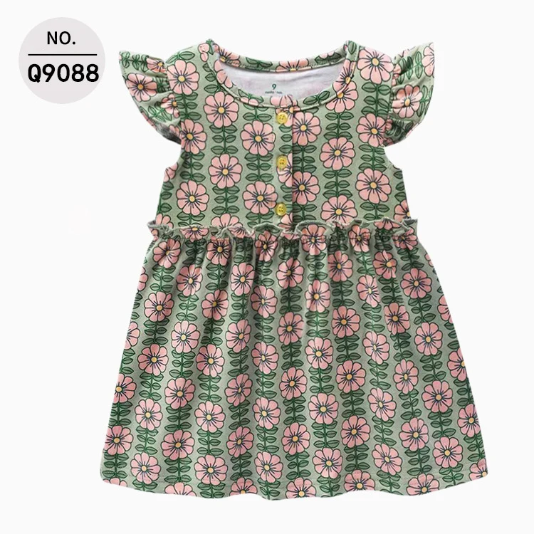 Kids Clothes Sleeveless Princess Dress For Girls Baby Lace Princess Party Dress Mesh Puffy Gauze Dress 1-5 Year