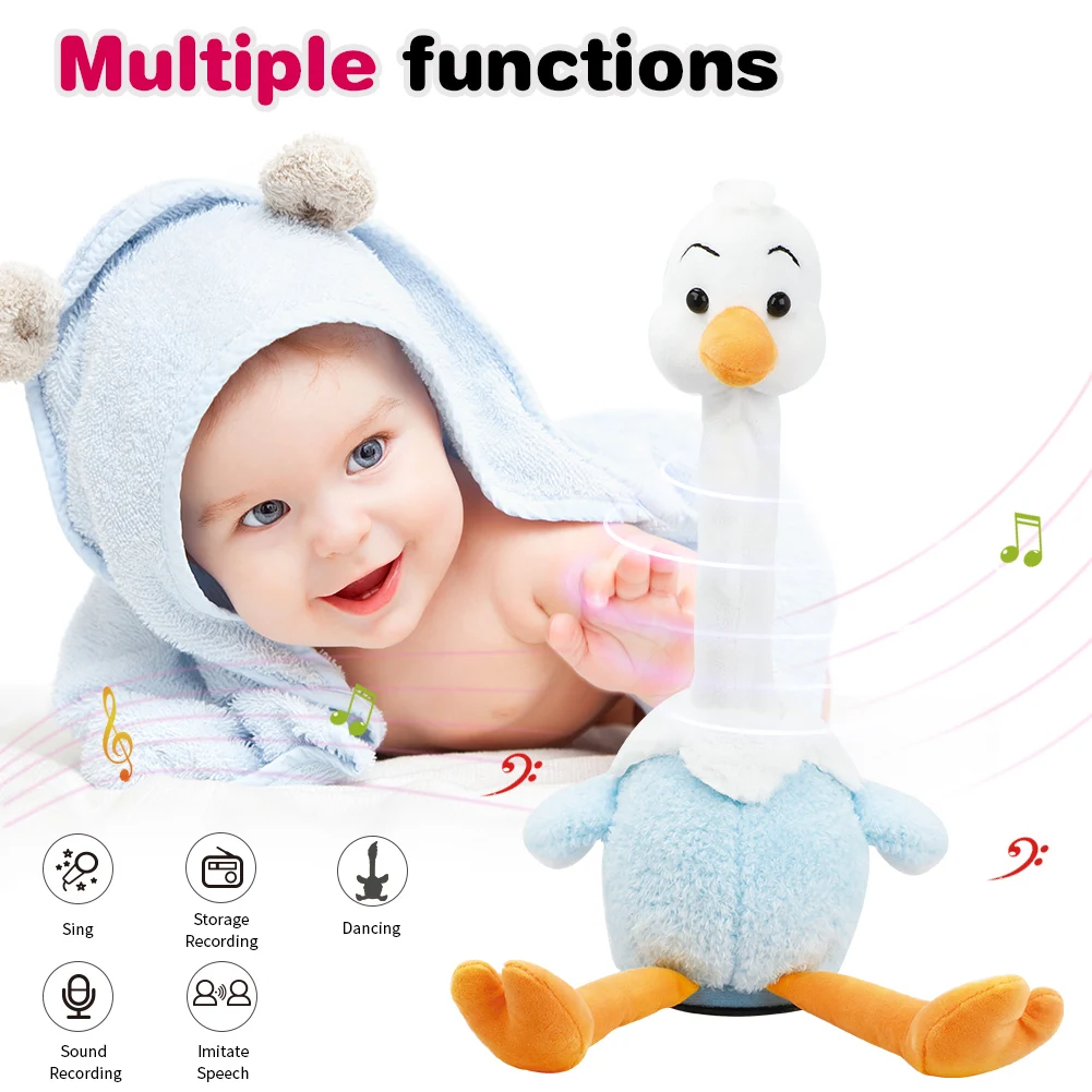 Amazon Electronic Dancing Ostrich talking singing Ostrich for Kids
