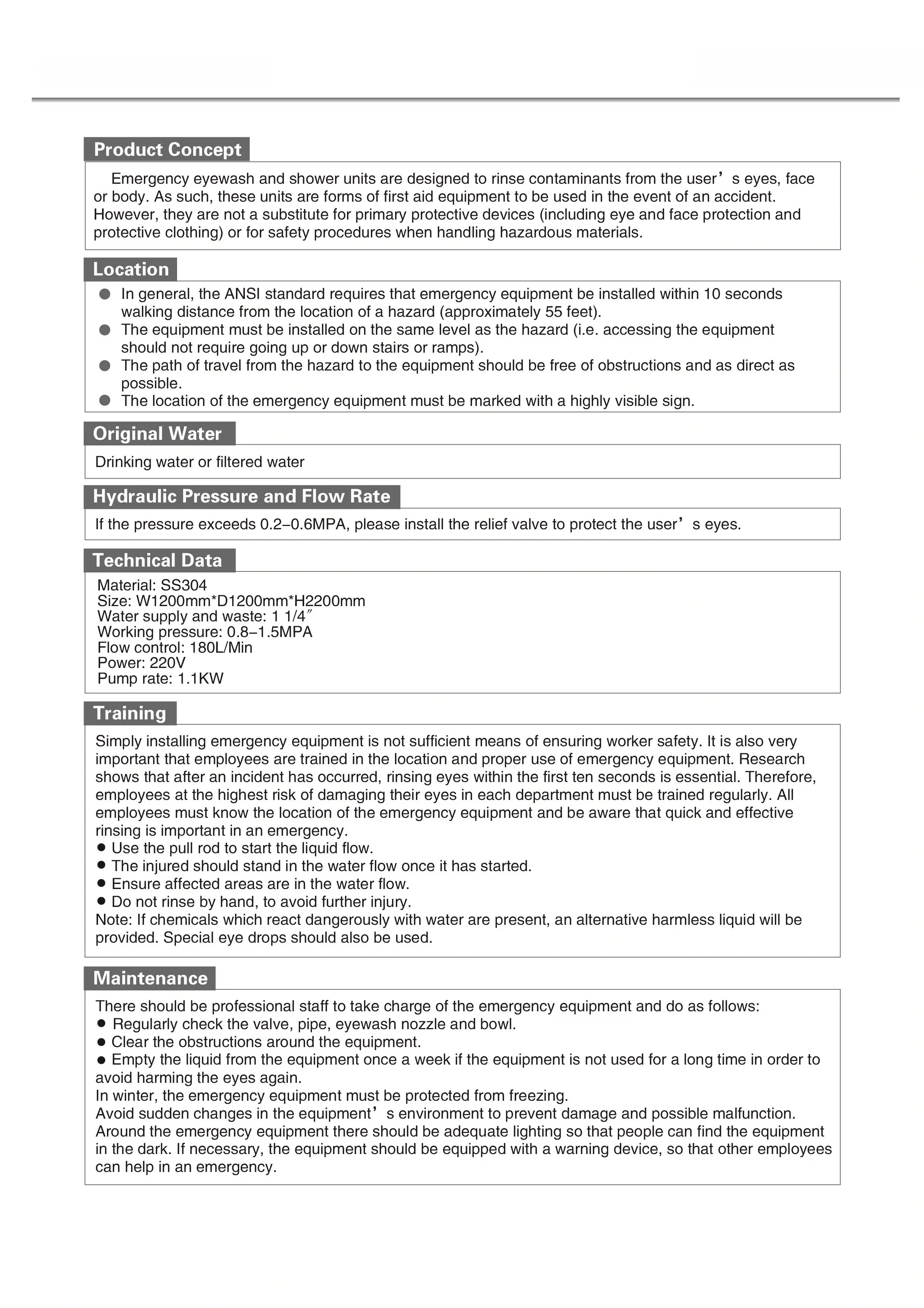 Rapid Response Portable Decontamination Shower