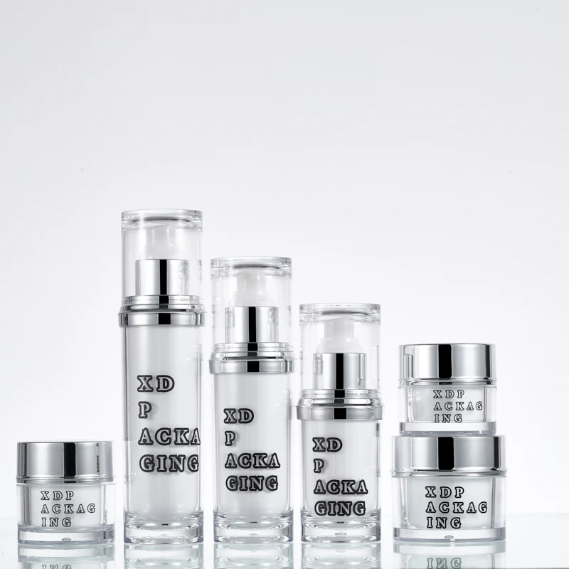 
Guangzhou Luxury PET Plastic Cosmetic Containers Customized Size Cosmetic Packaging 