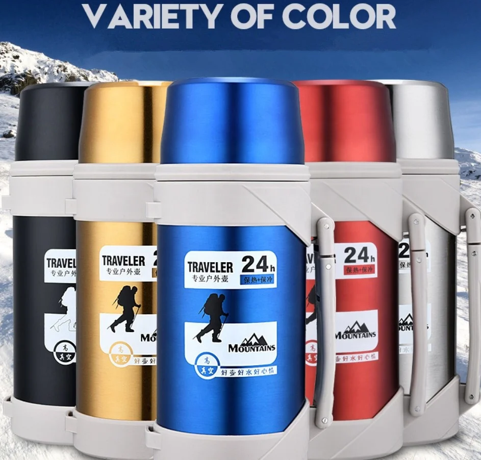 2022 Wholesale insulated sublimation thermos flask custom stainless steel tea drinking thermos flask