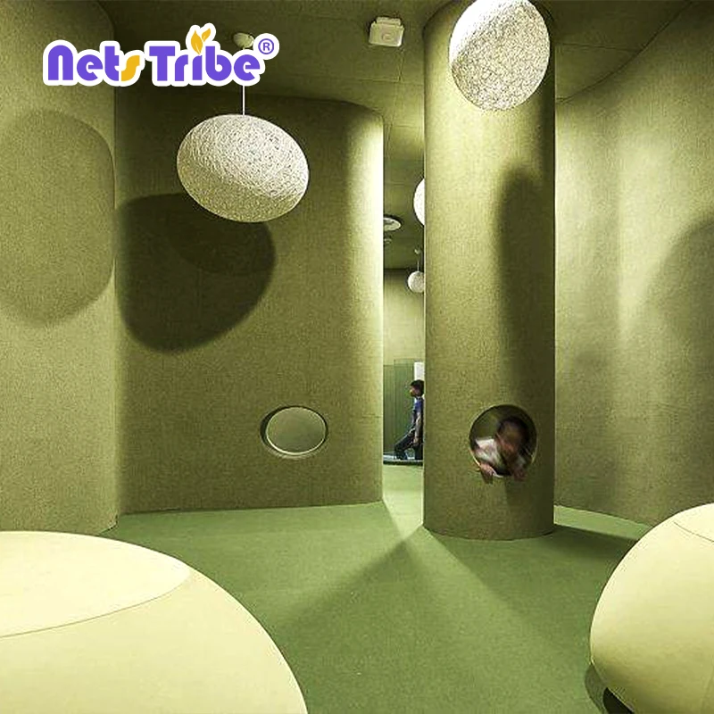 Factory professional sale commercial kids playground equipment with climbing nets and  indoor playground for park