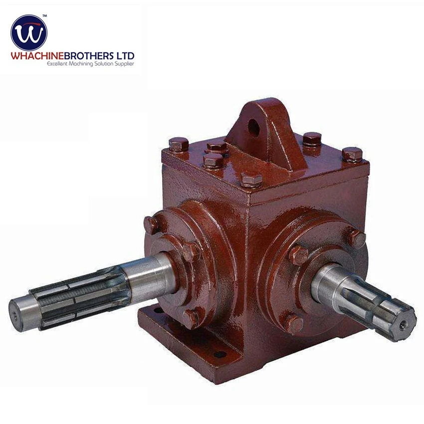 High Output Speed Gearbox With Double Output Shaft