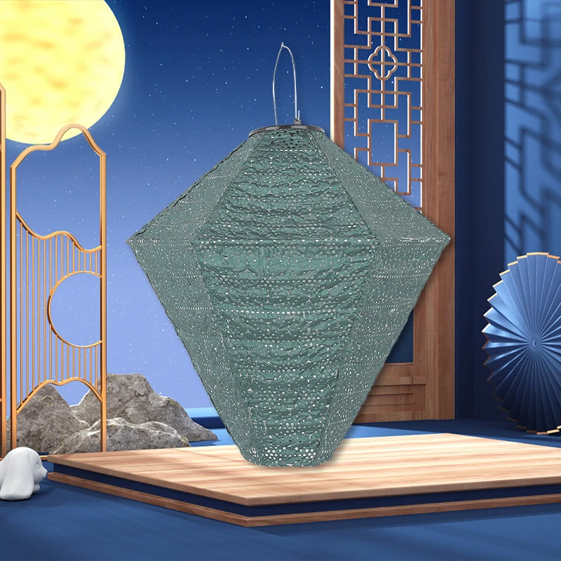 New Style DuPont hanging paper lantern Waterproof Wedding Party Decoration Solar Lantern LED light  for Outdoor  Garden Use