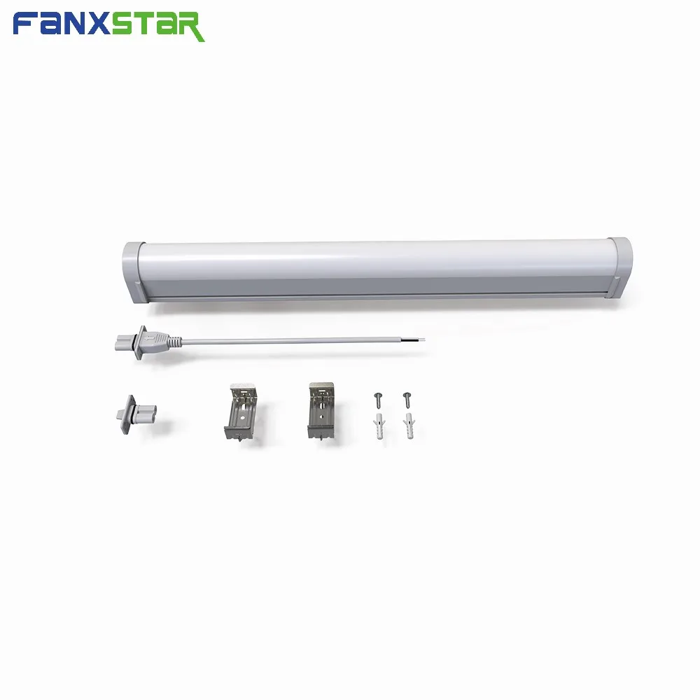 36W IP66 4 Feet LED Tube Light Ceiling Batten Fluorescent Replacement led Tri-proof Light Flicker-free Fixtures