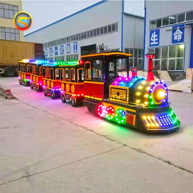 Hot design fun fair game tourist  train electric shopping mall kiddie train in other amusement park products