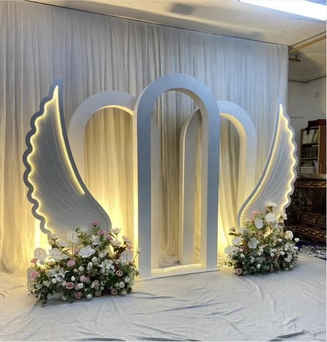 2024 новый дизайн Декорации для свадебной сцены