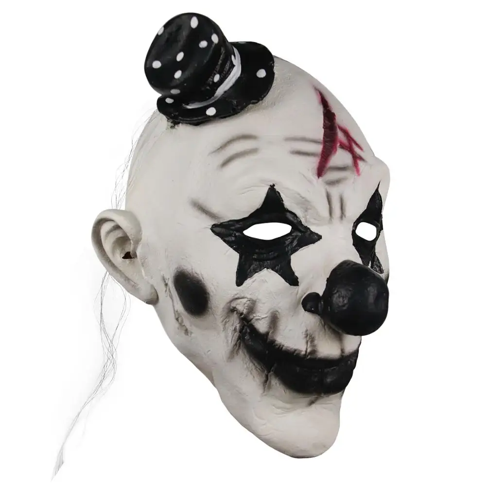 
Molezu Wholesale Custom High Quality Latex Chompo The Scary Horror Creepy Clown Adult Mask for Halloween Party 