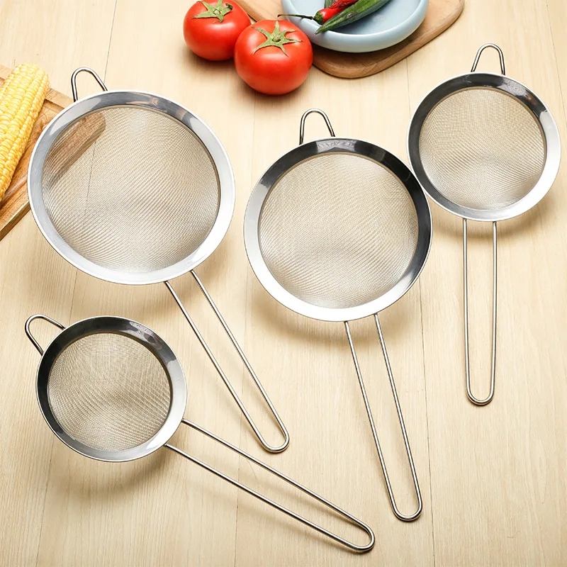 Hensin Wholesale Ecofriendly Stainless Reusable Metal Coffee Filter Tea Strainer Stainless Steel Matcha Sifter For Loose Tea