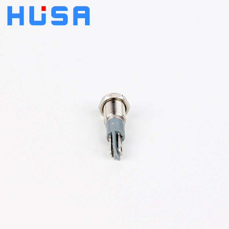 8mm mini hole diameter Metal pilot light waterproof led indicator lamp with 15cm cable or pins Red Green blue yellow white