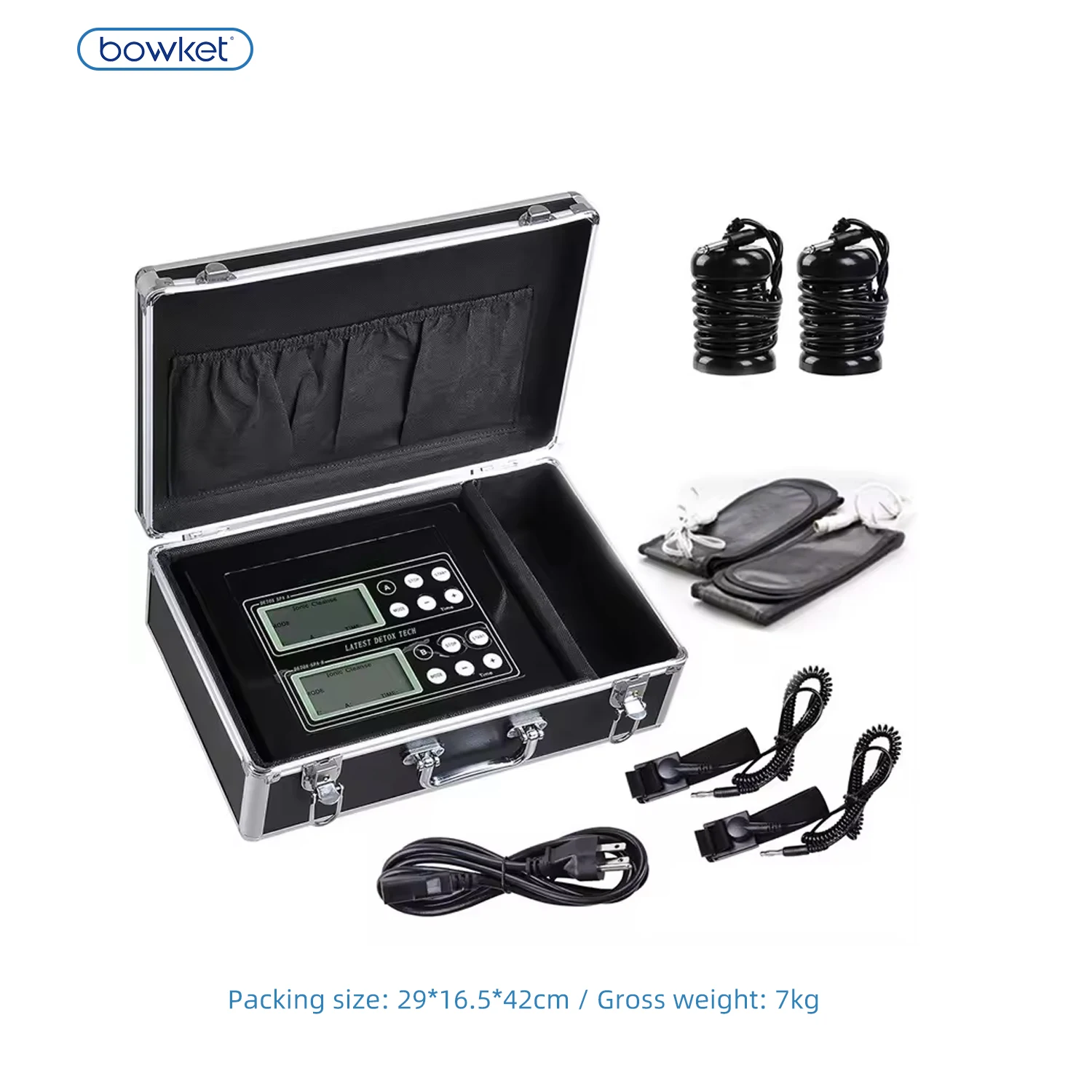 BOWKET Hot Sale Beauty Salon Use Foot Massage Machine Detox Foot Care Massage Detox Spa Machine Relax the Body