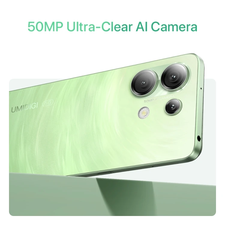 Новый оригинальный смартфон UMIDIGI G9 5G 6 ГБ + 128 со сканером отпечатков пальцев и идентификацией лица Android 14 UNISOC T765 Octa Core