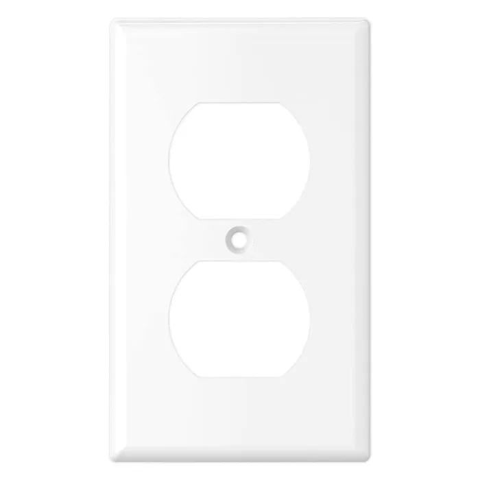 US USA Standard UL Certification 1 2 Gang Light Switch Socket On-off Flame Retardant Durable Plain Wall Plate Cover Panel