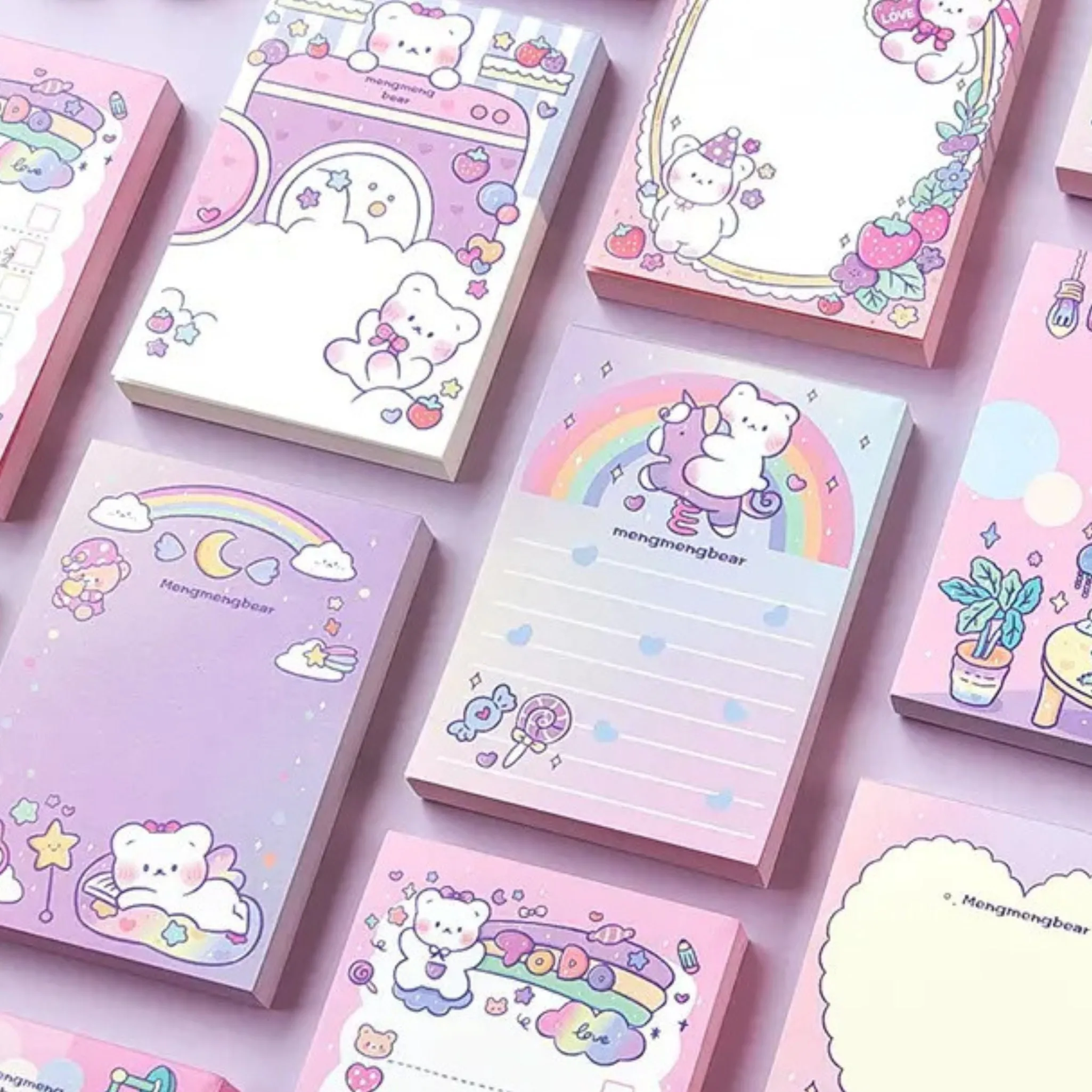 Eco Friendly Notepads Promotional Office Products Memo Kawaii Stationery Journals Block Supplies Sticky Notes