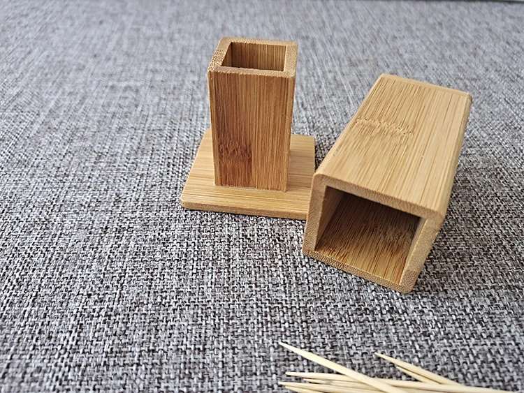 Simple Chinese toothpick box restaurant and restaurant household bamboo toothpick box