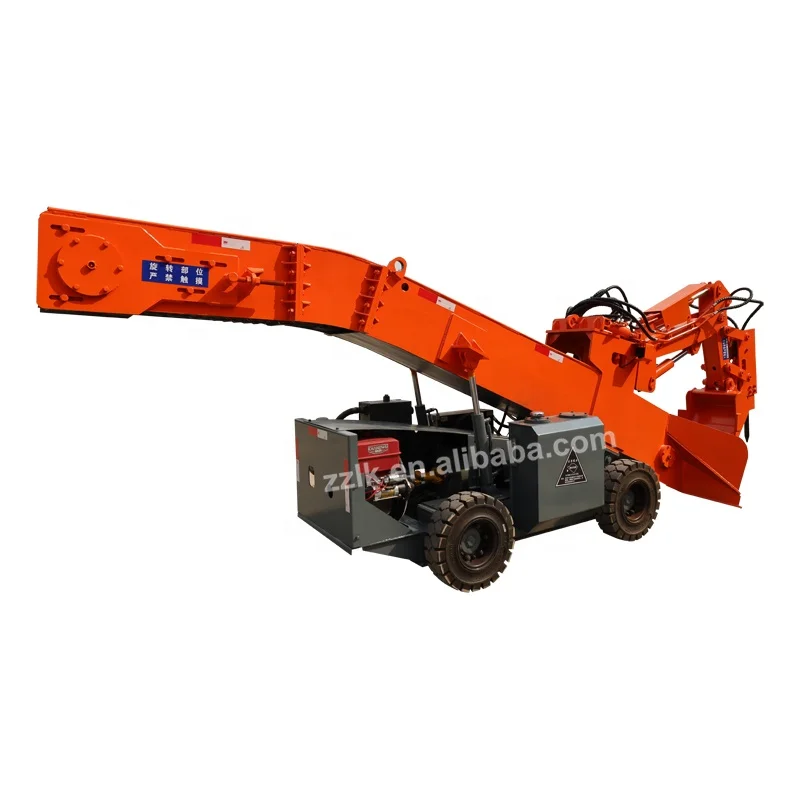 mucking loader for gold mining tunnel equipment/diesel mucking loader with heavy loading capacity in Peru market