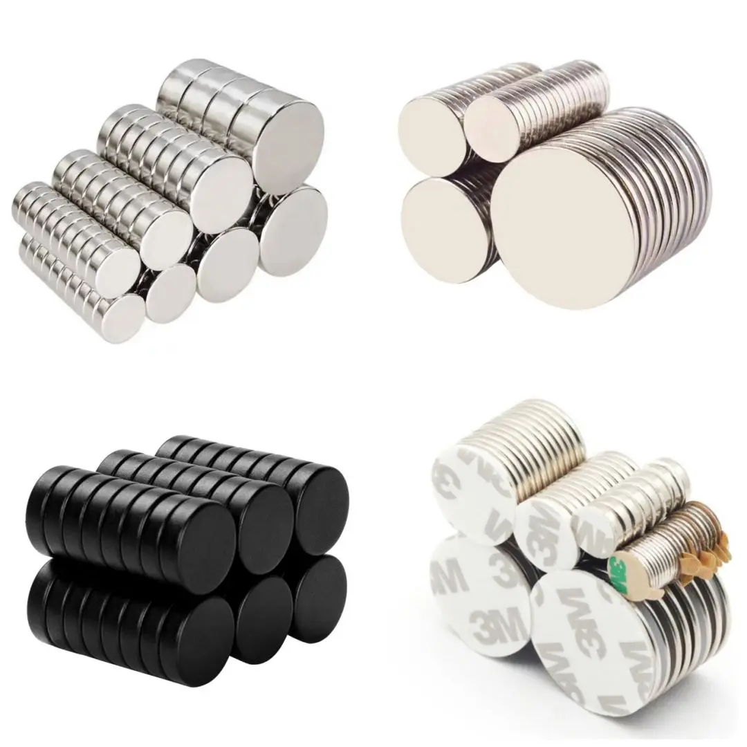 Permanent Rare Earth Magnetic Materials N52 Super Strong Magnet Ndfeb Boxs Toy Round Disc Neodymium Magnets For Fridge