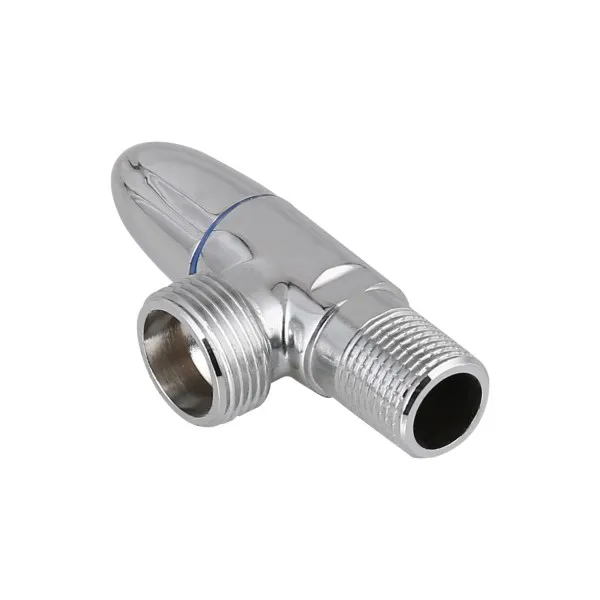 Most Popular 90 degree quick open 1/2 inch Chrome Plated Brass Angle Valve for european market