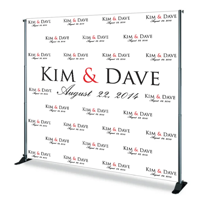 Backdrops Step and Repeat Banner Custom Backdrop Stand Zoom Virtual Background Logo Printed