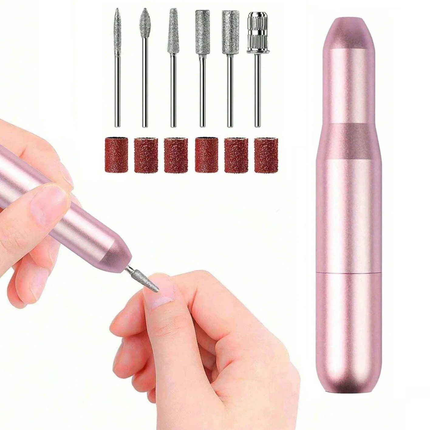 Portable Electric Nail Drill Manicure Pedicure Tool Acrylic Nail Cuticle Cleaning 35000rpm Nail Drill