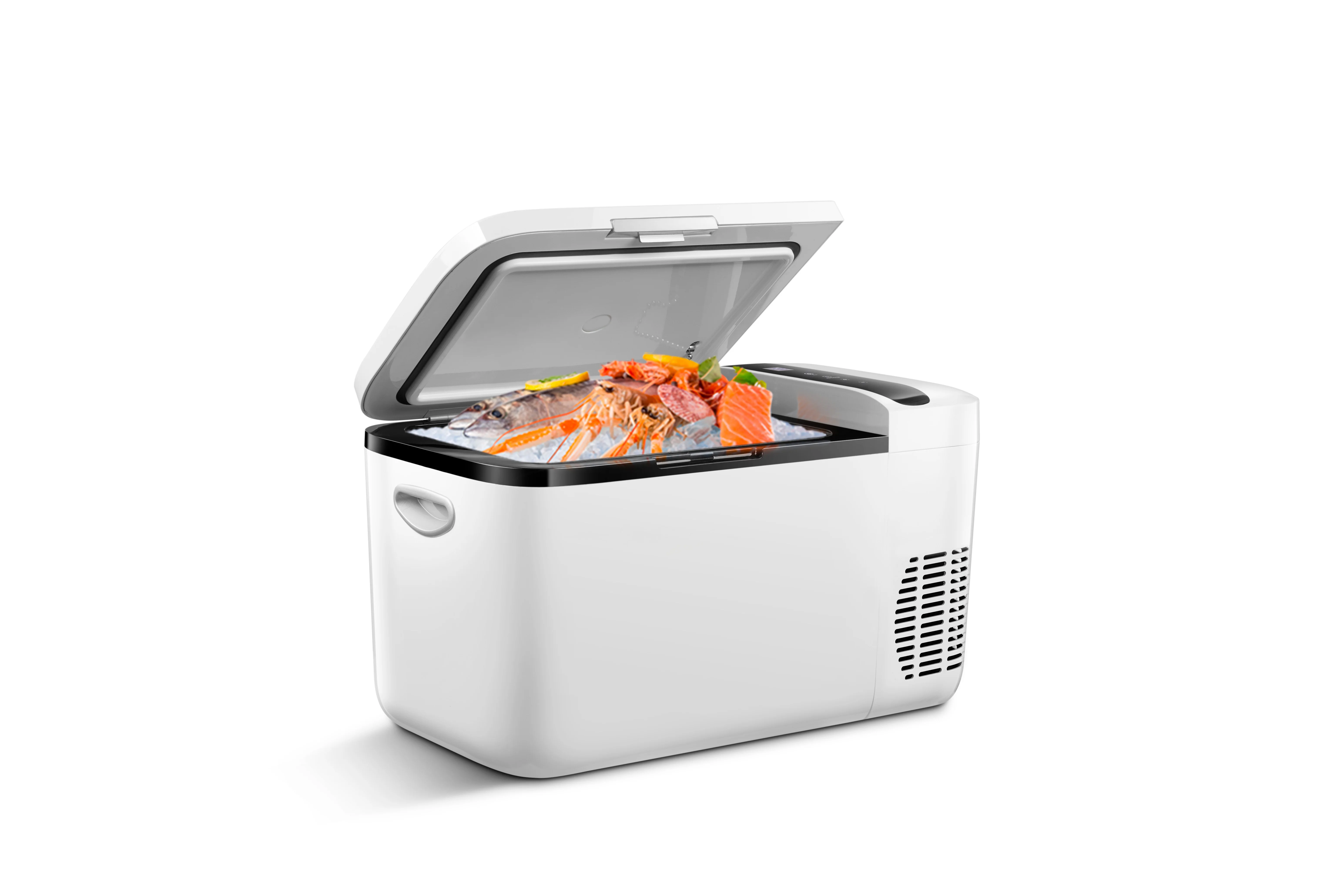 Factory Price 22L Portable Mini Fridge AC DC Compressor Freezer Electronic Cooler Camping Refrigerator Car Fridge