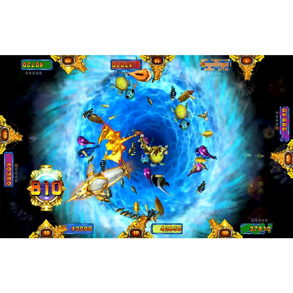 4~10 Player Fish Table Game Machine Sea King 2 Beluga Arcade Shooting Fish Game Host Accessories