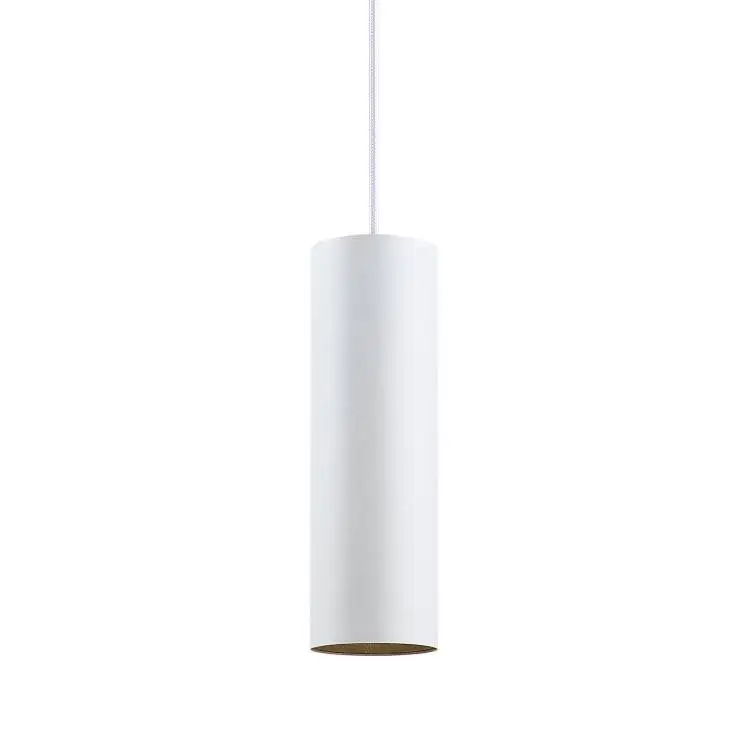 modern aluminium pendant lighting Minimalism Style D80x250mm COB 9W brushed gold Pendant Light