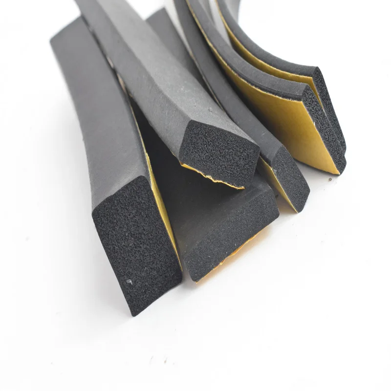 EPDM EPDM foam plate sealing strip vibration damping rubber strip direct sale 1 metre price machinery and equipment protection