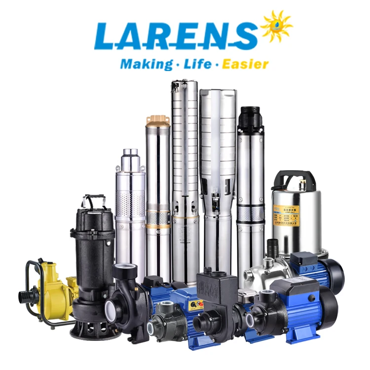  Larens 3HP 2.2Kw работающий на постоянном токе от солнечных батарей погружной водяной насос бесщеточный мотор 4 дюйма пластиковый импеллер