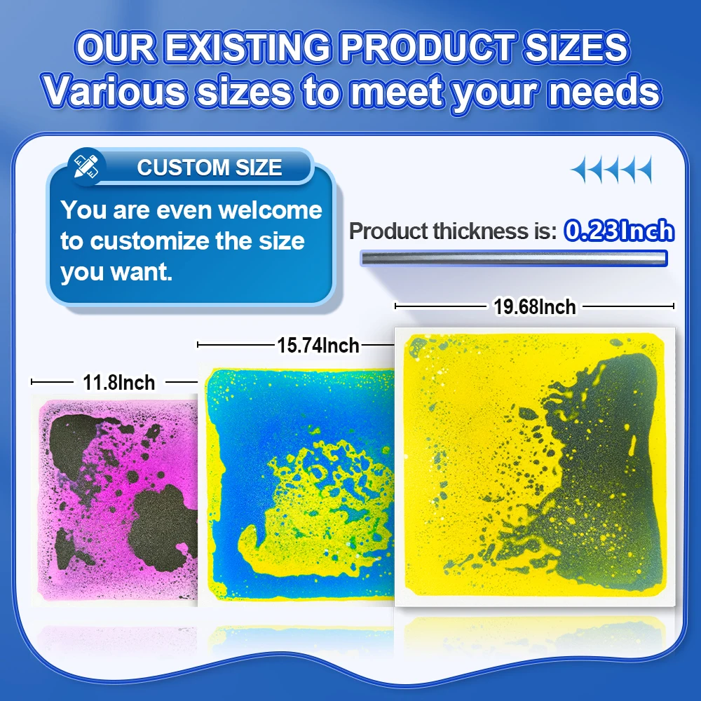 Christmas Decoration Hot Selling Liquid Color Brick Sensory Educational Toys Nursery School Multimedia Room Dance Room