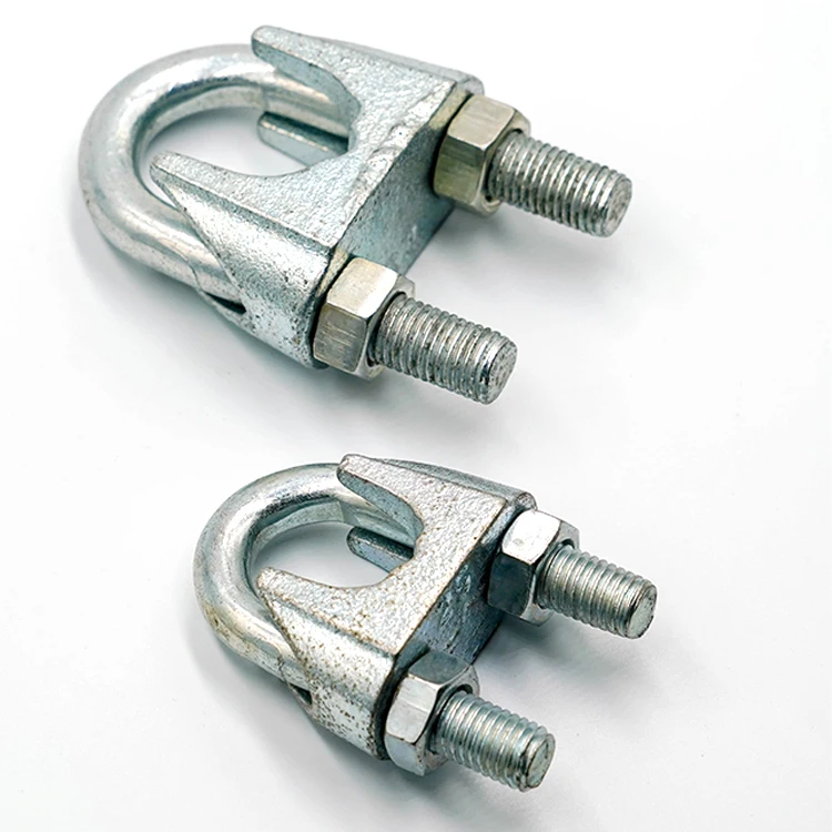 China Manufacturer Supply U CLAMP DIN 741 Galvanized Wire Rope Clip DIN741