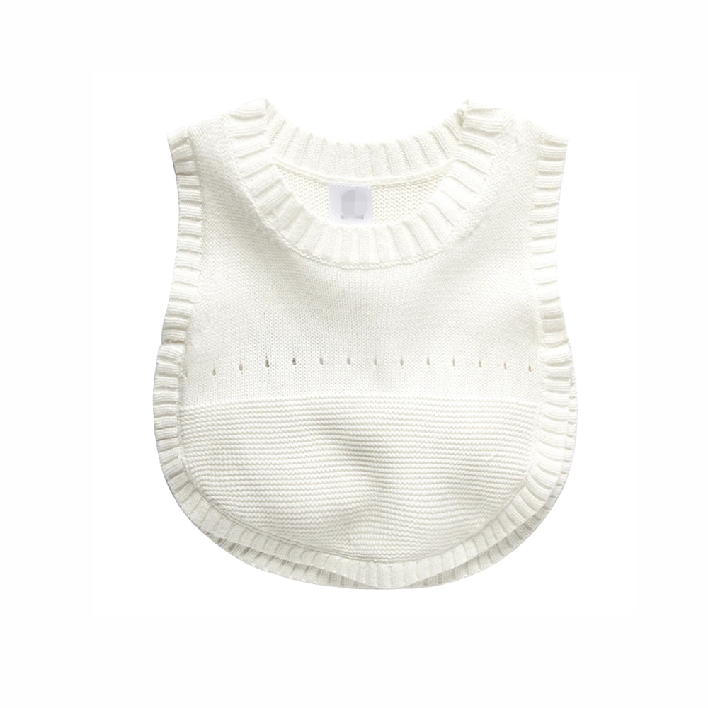 
wholesale 100% cotton knitted crew neck baby vest sweater for boys 