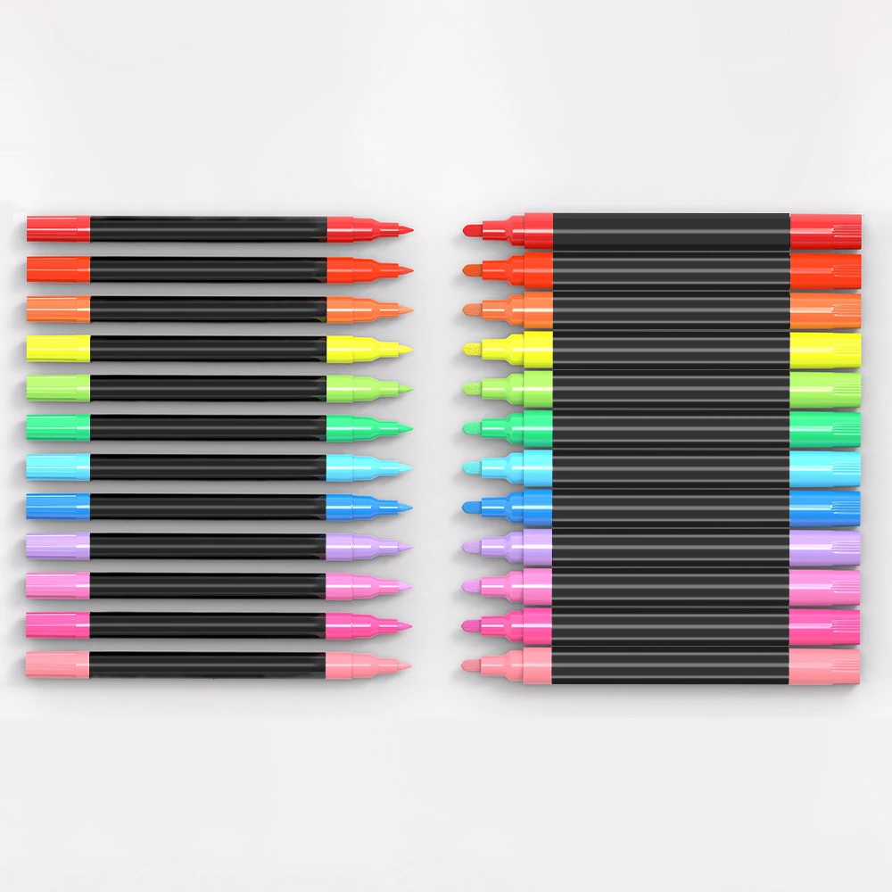 Acrylic Paint Markers for Rock Painting, Stone, Ceramic, Glass, Wood, Canvas Extra-fine Tip Paint Marker