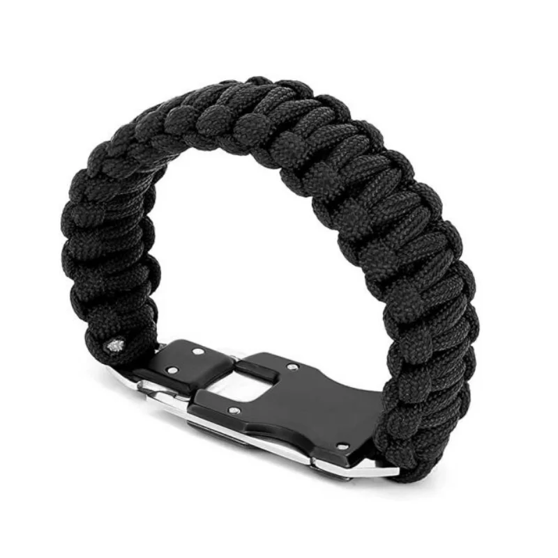 KongBo Outdoor Survival Bracelet with Parachute Fashion Gadgets Para Cord for Camping & Hiking