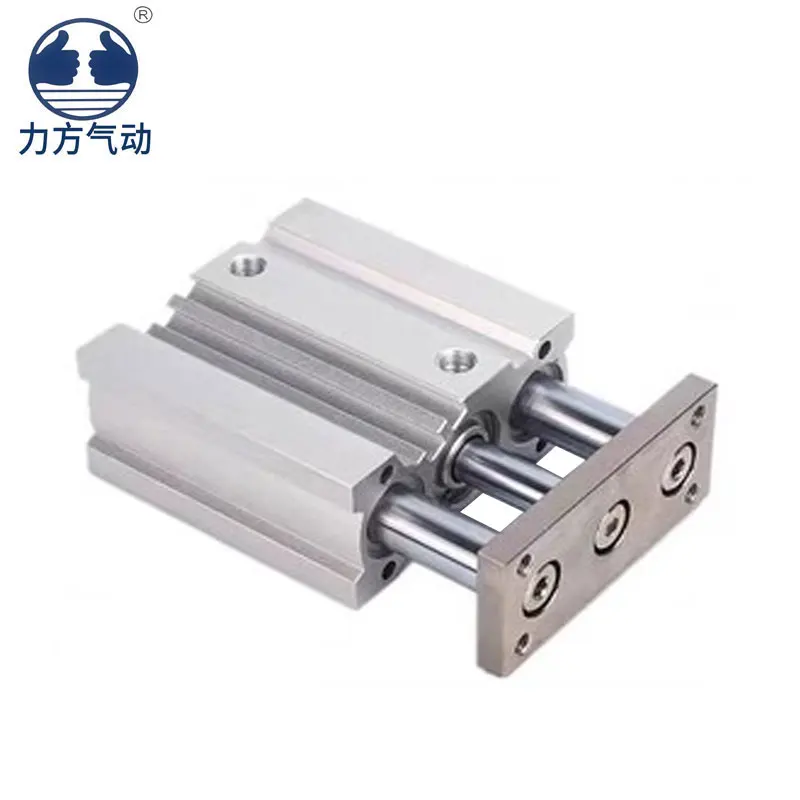 SMC cylinder MGQM25-10/50/100 thin three-axis double acting cylinder with guide rod