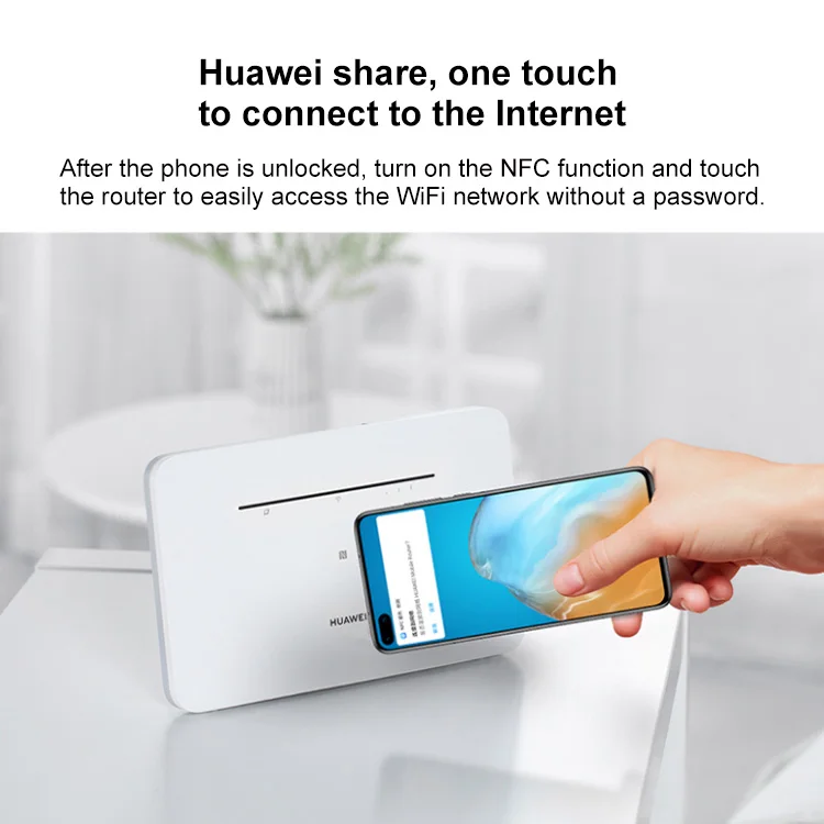  Huawei мобильный маршрутизатор 4G Wi-Fi беспроводной CPE B311B B311B-853 Cat4 Cat 4 слот для карт Nano Sim точка доступа NFC аппарат не привязан к оператору сотовой связи из хлорированного