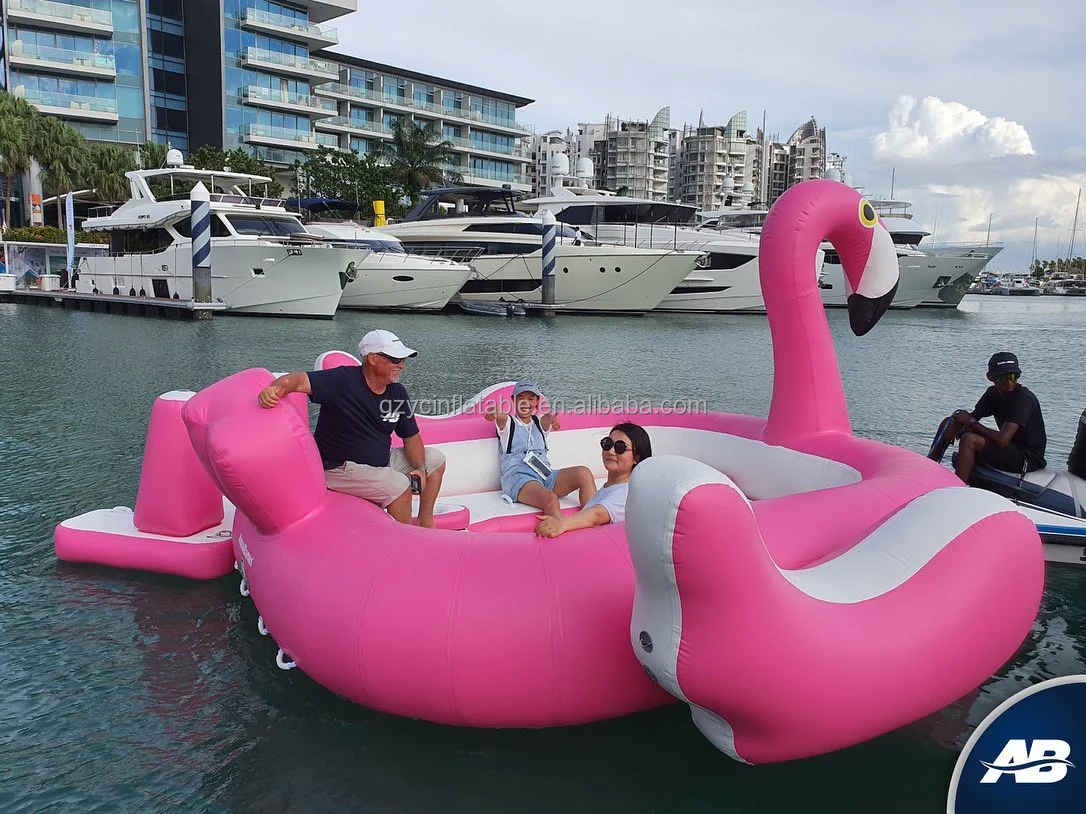 inflatable flamingo 6 person