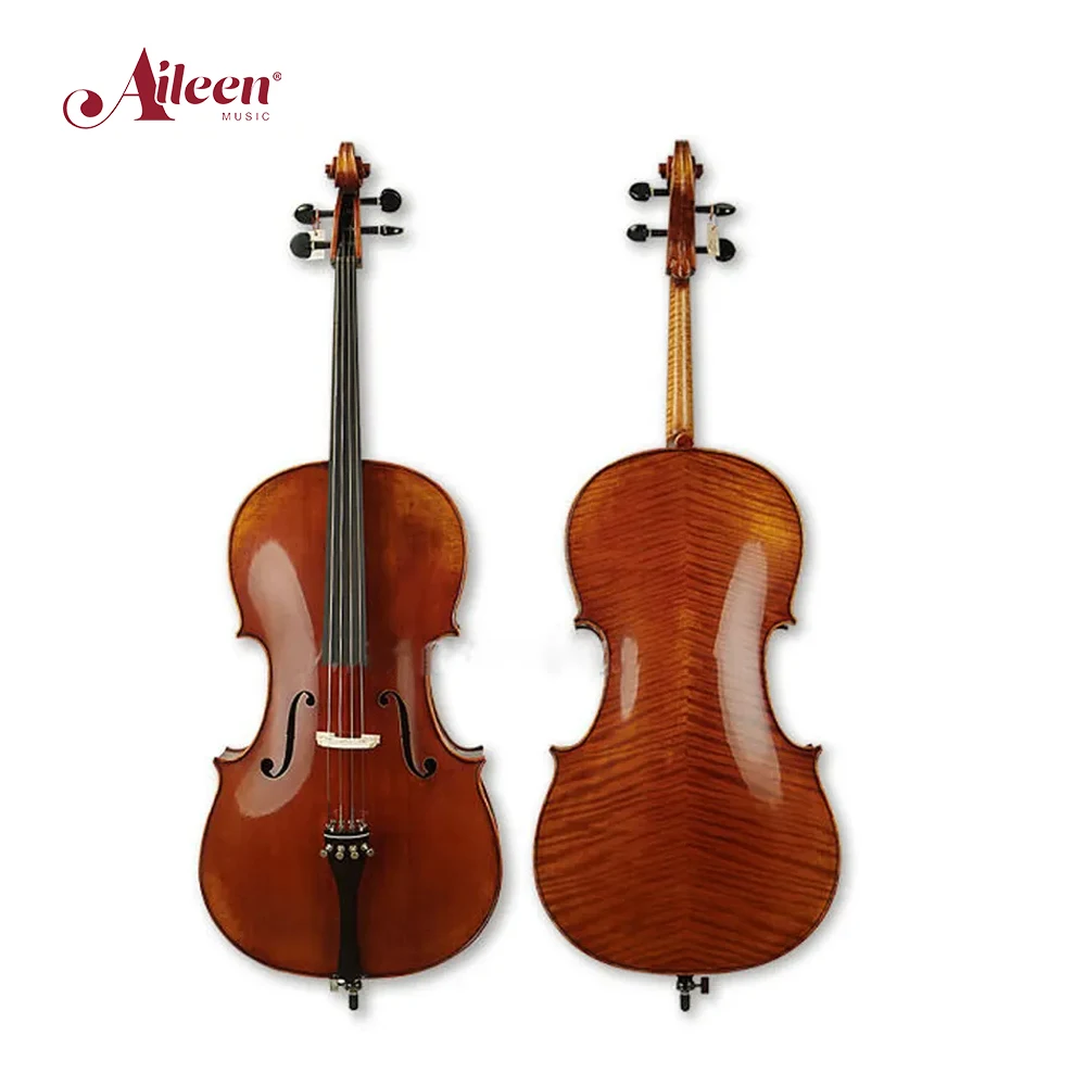 4/4 Professional Hand Mixed Oil Varnish Antique Cello (CH800E)