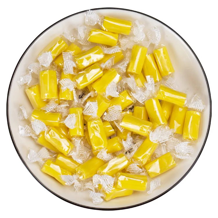 Bulk candy snack durian soft candy with oem package