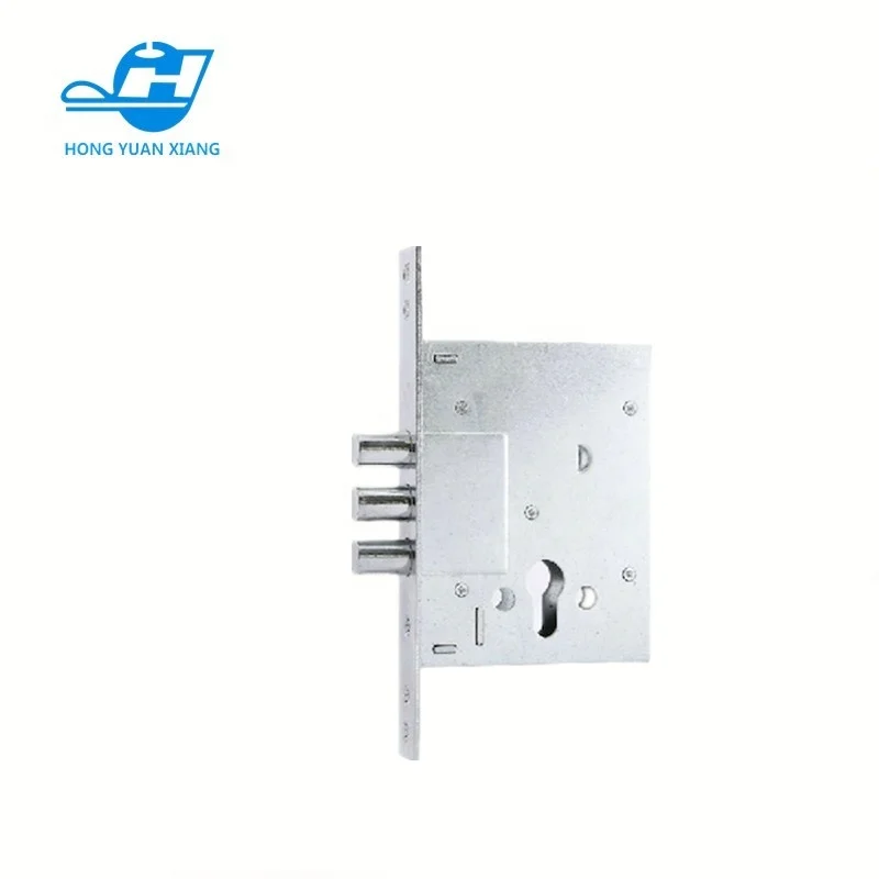 
Russia market security sliding door lock for wooden door long round bolts third turn cylinder lock 