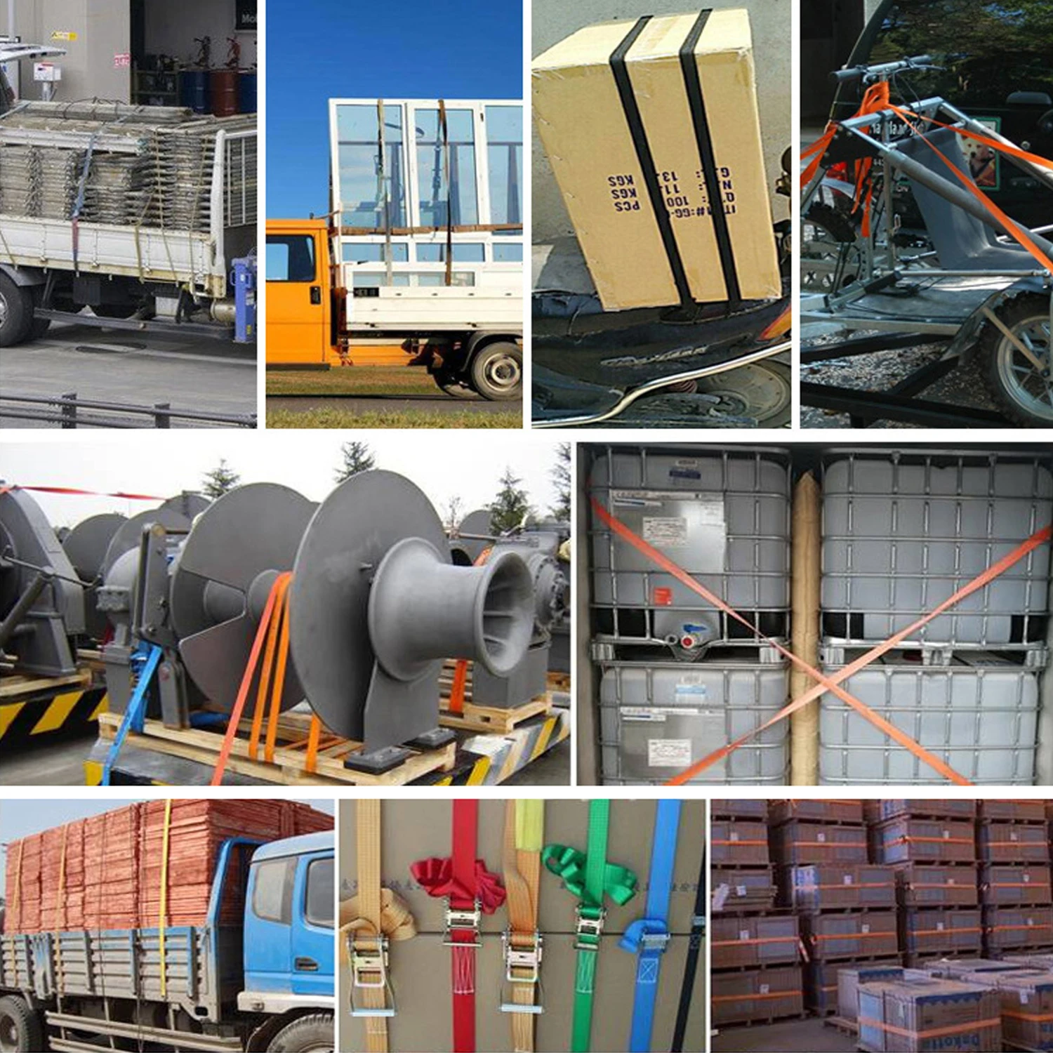 2 inch 3 ton custom logo printing ratchet tie down strap cargo polyester lashing belt