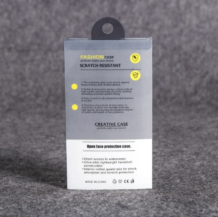 Custom logo retail phone case package box for iphone case