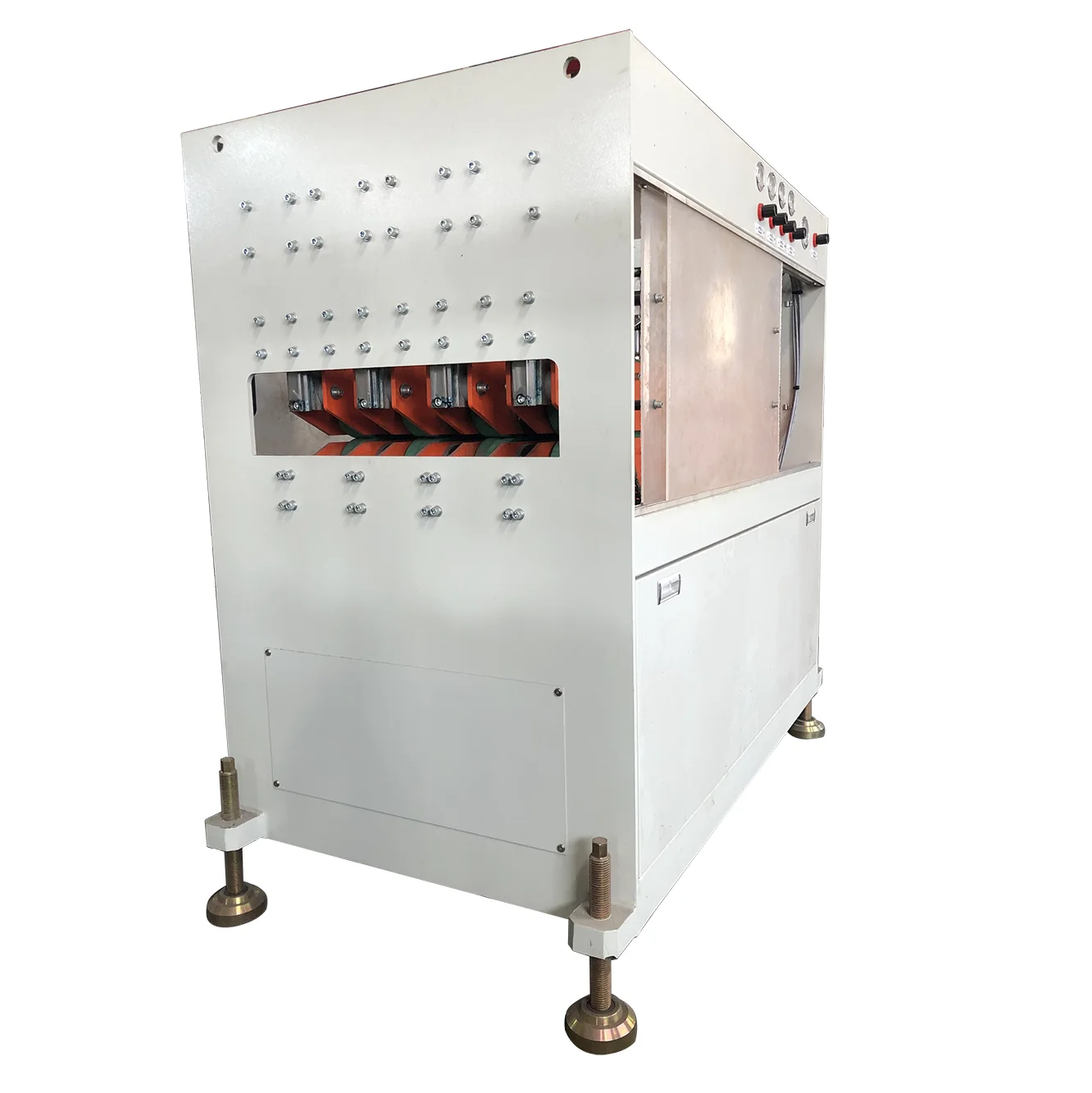 
4 outlet belt haul off pulling machine pipe haul off machine tractor 